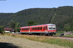 628 701-4 als RE 22340 (Ulm Hbf-Sigmaringen) bei Schelklingen 1.7.18