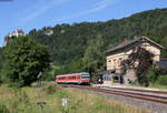 628 278-3 als RE 3207 (Donaueschingen-Ulm Hbf) in Hausen im Tal 9.7.18