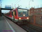 Doppeltraktion aus 628 652 +628 640 steht im Abendlicht abfahrbereit als Regionalbahn nach Deutschland in Szczecin-Glowny (Stettin-HBf).