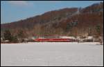 Dieser 628er war im Januar 2009 auf dem Weg nach Ellwangen.