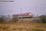 Br.628 auf dem Weg Richtung Potsdam von Henningsdorf!! Hier kurz vor der Kanalbrcke in Schnwalde an der Schnwalder-Schleuse!! Am 07.03.2005