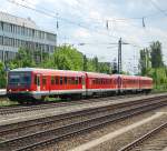 Am 25.5.2010 konnte ich am Mnchner Heimeranplatz den Mhldorfer 628 585 als Regionalzug zum Hauptbahnhof aufnehmen.