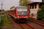 Am Sonntag Abend 18:15 fhrt der 628/928 667 als RB 38 nach Horrem in Kapellen/Erft ein.