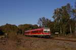 928 527 als RB 47 nach Solingen Hbf am 22.10.2011 in Remscheid-Lennep