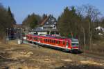 Der 628 499 am 26.03.2013 in Solingen Schaberg.