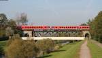 628 289-0 und 628 236-2 als RE 20739 (Basel Bad Bf-Erzingen(Baden)) bei Lauchringen 24.9.13