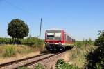 928 468 als RB 13869 (Monsheim - Grnstadt) bei Bockenheim-Kindenheim am 01.08.13