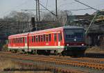 RB47 (Der Müngstener) 628 511 am 13.12.2013 in Wuppertal Oberbarmen.