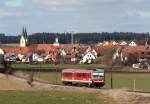 628 630 als S Bahn nach Dachau am 23.2.14 bei Markt Indersdorf