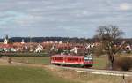 628 630 als S Bahn nach Dachau am 23.2.14 bei Markt Indersdorf