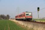 628 671 als RB 11644 (Euskirchen - Bad Münstereifel) in Stotzheim am 14.03.14