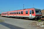 628 674 abgestellt im Bahnhofsgelände Euskirchen - 16.04.2014