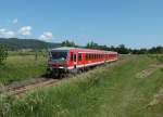 628 215 am 31.05.2014 kurz vor Mußbach (aus Richtung Neustadt a.