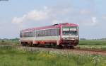 628 071-8 als neg 10 (Dagebüll Mole-Niebüll) bei Galmsbüll 30.5.14