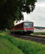 928 314 nach Würzburg Hbf aus Markelsheim kommend.