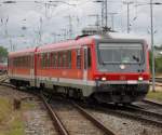 628 551-3(ex BW Braunschweig)beim Rangieren im Rostocker Hbf.19.06.2015