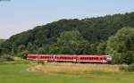 628 *** und 628 467-2 als RB 12872 (Kaiserslautern Hbf-Kusel) bei Niedermohr 1.7.15