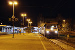 Zwei 628er der EVB während der Wendepause im Mindener Bahnhof.