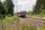 Zurück von München Hbf nach Mühldorf kam das Gespann 628 627-2 und 628 626-4 in Poing vorbei und wurde so im Bild festgehalten (24.07.16).