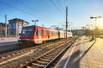 628 596 fährt als RB 63056 nach Landshut (Bay) Hbf, aus Salzburg Hbf aus.