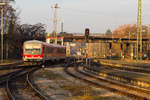 628 703 beim rangieren in Lindau Hbf.