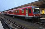 928 633-6 steht am 11.2.2017 als RE66 (RE5802) nach Szczecin Glowny in Berlin Lichtenberg.