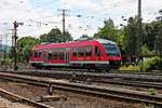 Durchfahrt am 18.06.2016 von 640 006 als RB 23 (Limburg (Lahn) - Andernach) in Koblenz Lützel in Richtung Weißenthurm.