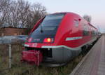 DB 641 021 als RB 16393 aus Bad Langensalza, am 07.12.2017 in Gotha.