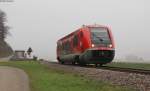 641 014-6 als RB 26750 (Schaffhausen-Erzingen(Baden) bei Beringen 18.11.12