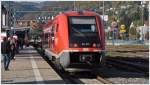 641 016 in Waldshut, wo sich auch der Nebel verzogen hat.