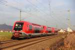 641 026 DB Regio bei Staffelstein am 17.12.2013.