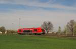 DB 641 036 als RB 16085 von Sömmerda nach Großheringen, am 17.04.2014 in Kölleda.