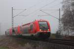 641 038 DB Regio bei Bad Staffelstein am 27.11.2015.