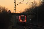 641 040 DB Regio in Michelau/ Oberfranken am 28.12.2015.