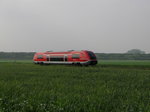 DB 641 022 als RB 16284 von Erfurt Hbf nach Leinefelde, am 28.05.2016 bei Kühnhausen.