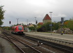 DB 641 023 als RB 16393 nach Gotha, am 22.10.2016 bei der Ausfahrt in Bad Langensalza.