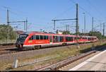 642 166-2 und 642 ??? (Siemens Desiro Classic) der Elbe-Saale-Bahn (DB Regio Südost) als Tfzf durchfahren Magdeburg Hbf in südlicher Richtung.