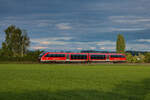 642 186/686 als RB83 Heilbronn - Schwäbisch Hall-Hessental am 01.09.2023 bei Waldenburg. 