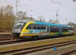 642 540 als RB 12 von Rostock Hbf nach Graal-Müritz bei der Ausfahrt im Rostocker Hbf.30.03.2024