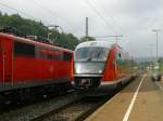 642 128 der WestFrankenBahn durchfhrt am 15.