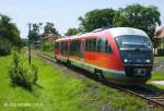 642 623 nach Neustadt/Aisch fhrt am 1.8.07 in Ipsheim los.