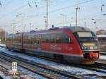 Am 11.02.2012 fuhr der 642 224/724 von Stendal nach Tangermnde.