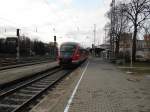 BR642 047 im Hbf Dbeln ,mit einer RB nach Leipzig am 21.12.2012