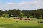 642 120 und 642 123 als RB 57362 am 18.05.2014 bei Leuterschach.