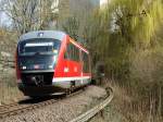 DB Regio Hessen 642 504 am 09.04.15 bei Kilianstädten