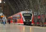 DB 642 182 als RB 26370 nach Meißen, am 08.09.2015 in Leipzig Hbf.