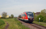 642 221 durchfährt am 01.05.16 die Ortschaft Rackith.