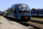 642 638 - 0 in Turnov nach Liberec, EVU Arriva. 08.07.2023  12:41 Uhr.