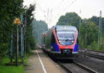 Die Euregiobahn (RB20) kommt aus Düren nach Herzogenrath,Alsdorf und kommt aus Richtung Aachen-West,Laurensberg,Richterich und hält in Kohlscheid und fährt in Richtung Herzogenrath.