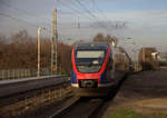 Ein Nachschuss von der Euregiobahn (RB20) kommt aus Langerwehe,Stolberg-Altstadt nach Stolberg-Rheinland-Hbf und hielten in Kohlscheid und fährt in Richtung Herzogenrath.